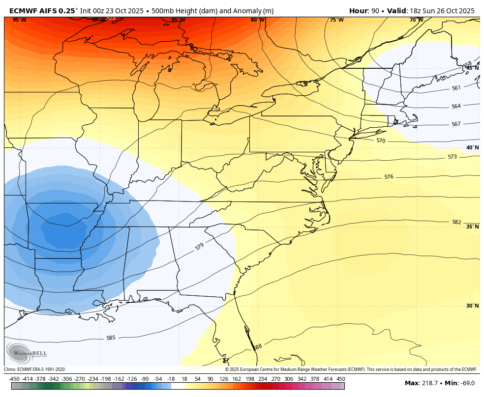October 23 weather jet stream forecast