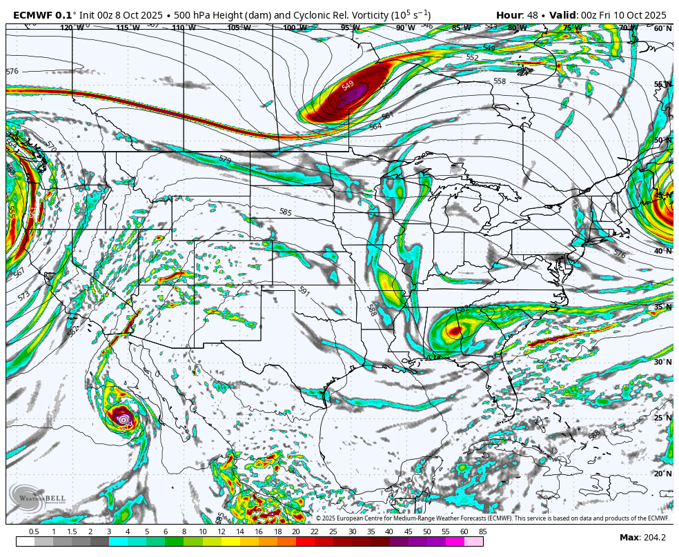 October 8 weather coastal storm jet stream