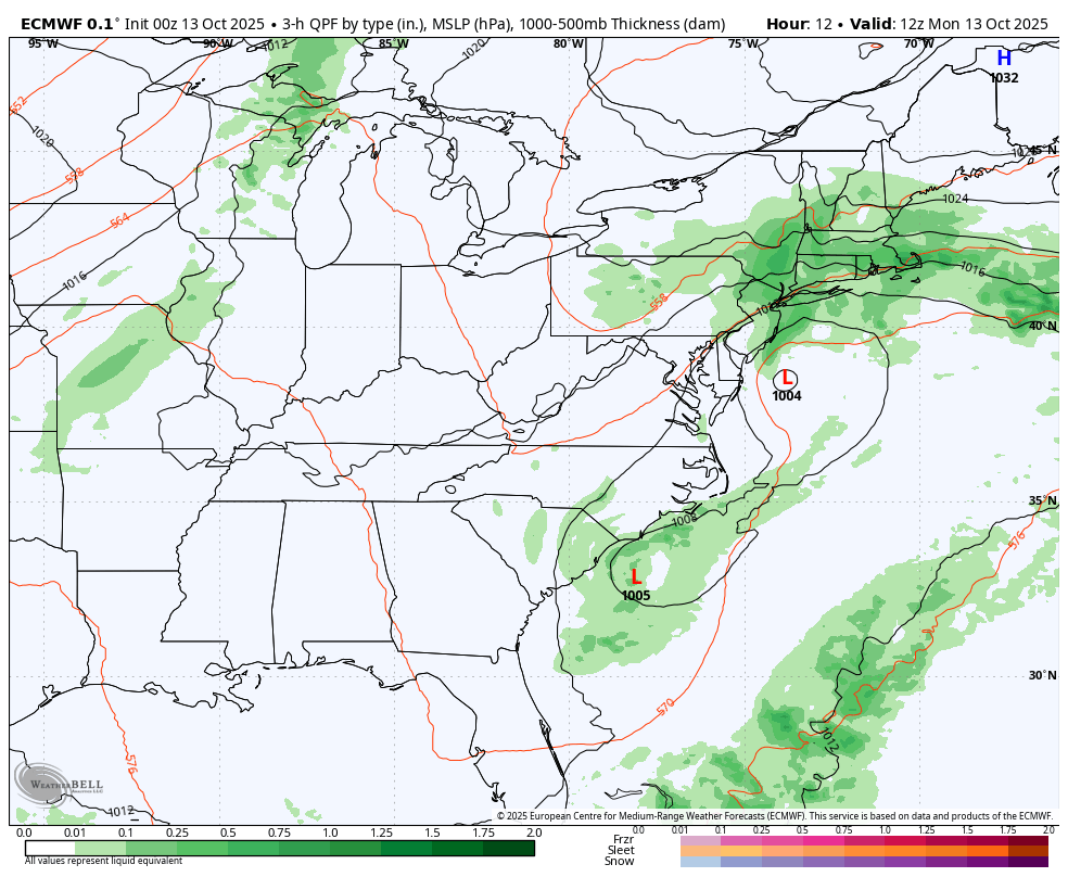 October 13 weather forecast storm