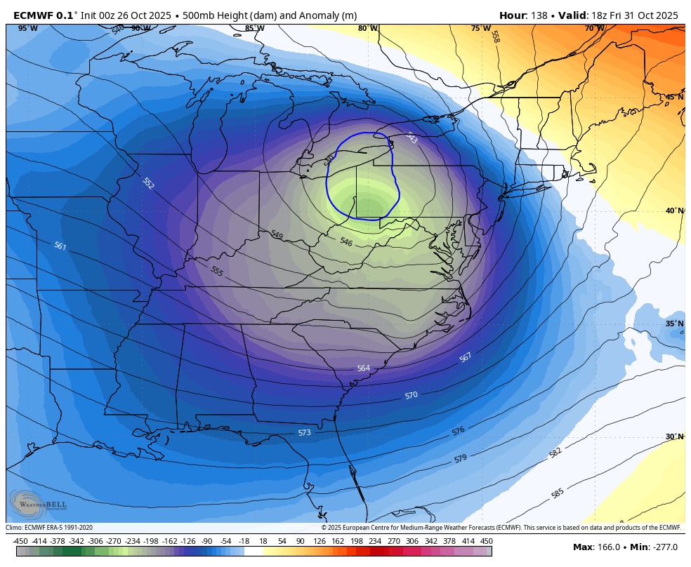 October 26 weather jet stream forecast