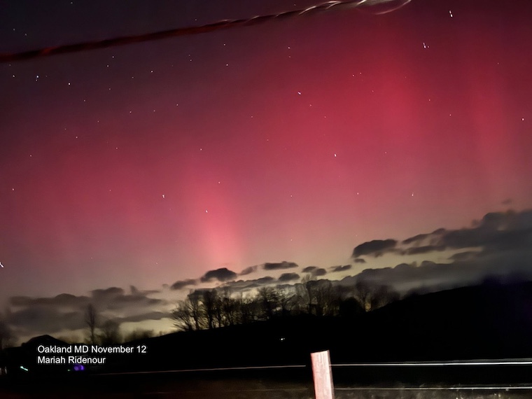 November-12 aurora-Oakland-Maryland