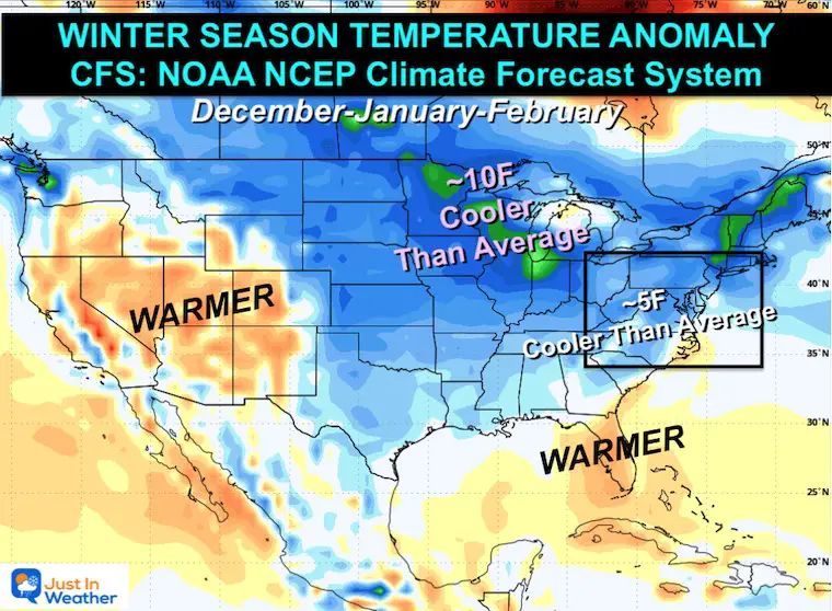 November 16 weather Winter Season outlook