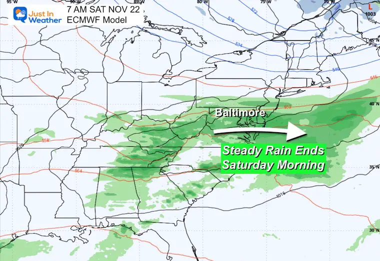November 17 weather rain forecast storm Saturday