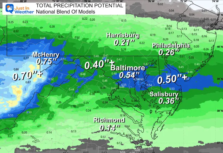 November 17 weather storm rain total HRRR