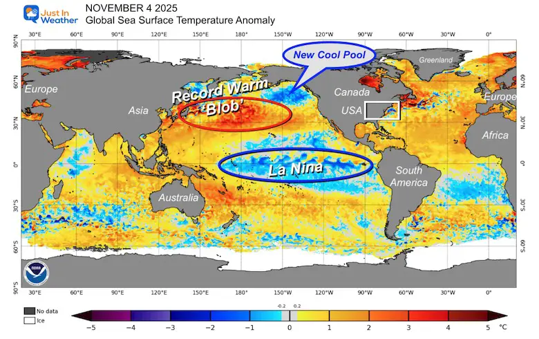 November 5 global water Pacific Sea Surface Temperature