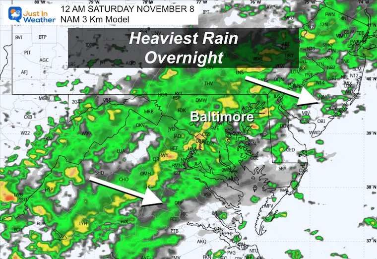 November 7 weather rain radar midnight