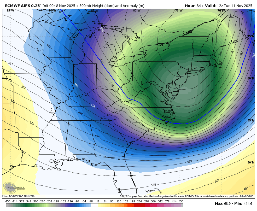 November 8 weather jet stream forecast