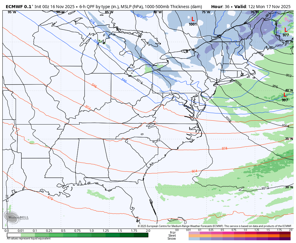 November 16 weather storm forecast