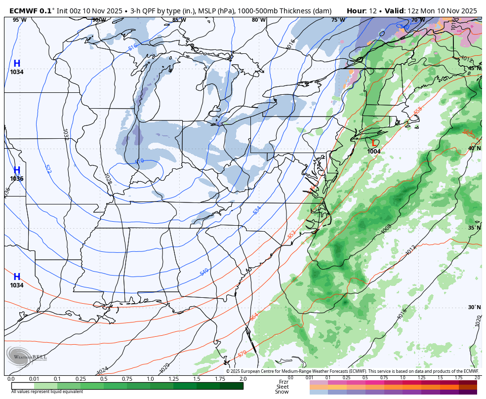 November 10 weather storm forecast