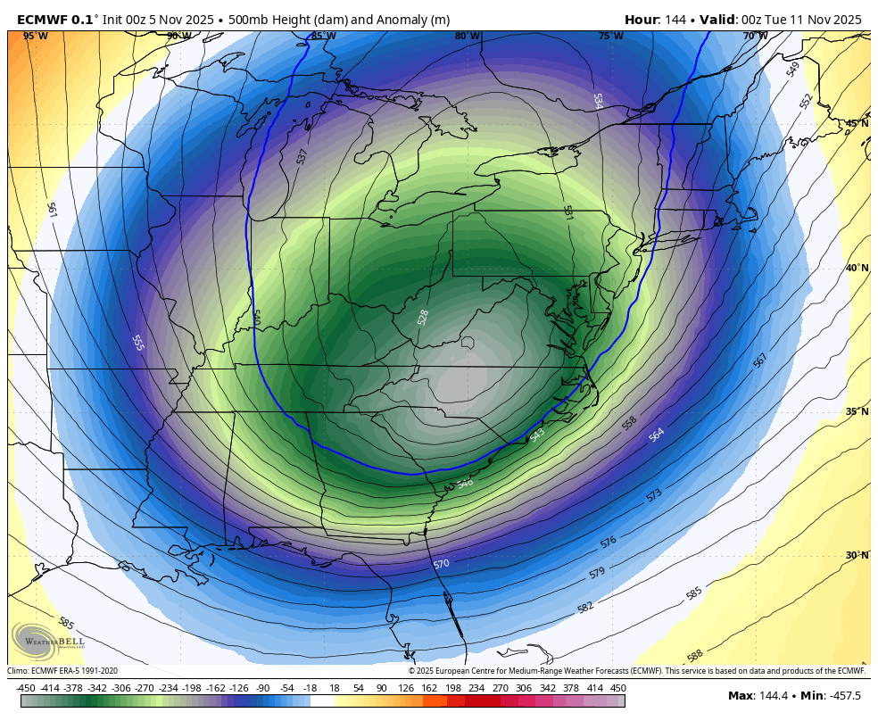 November 5 weather jet stream arctic air forecast