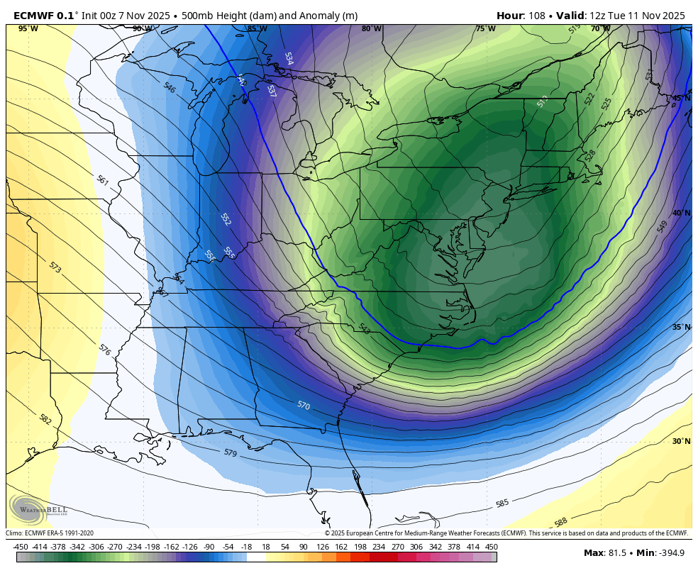 November 7 weather jet stream forecast