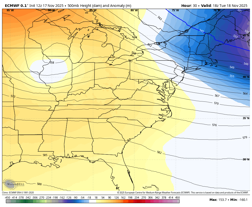 November 17 weather jet stream height animation
