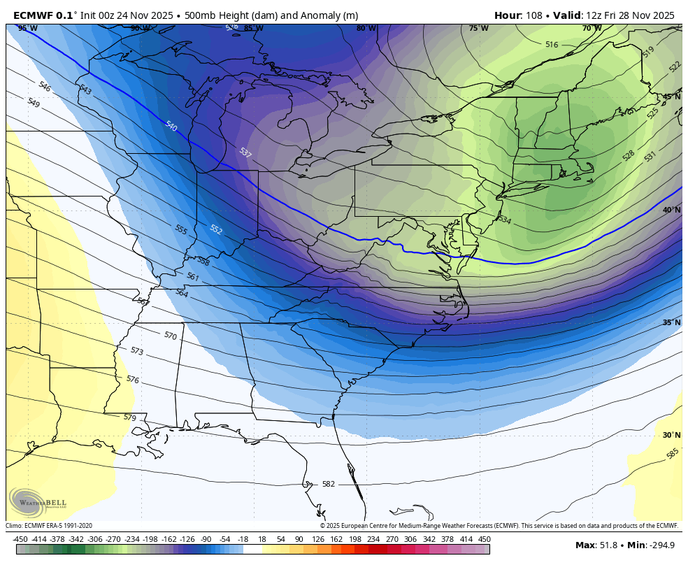 November 24 weather jet stream weekend