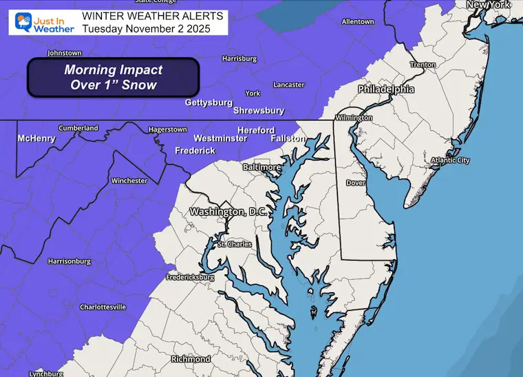 December 1 Winter Weather Advisory