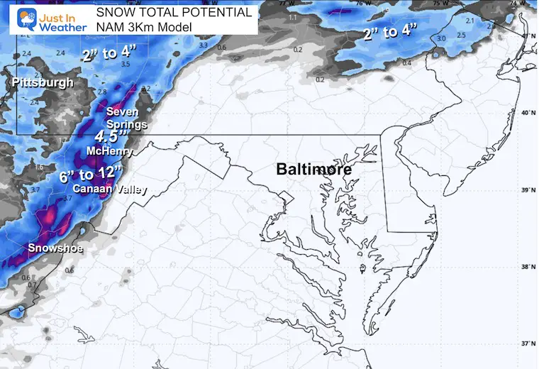 December 10 weather snow forecast