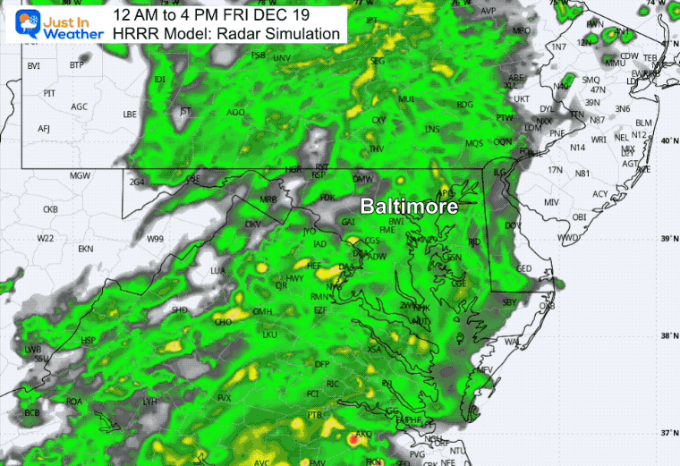 December 18 weather storm radar Friday