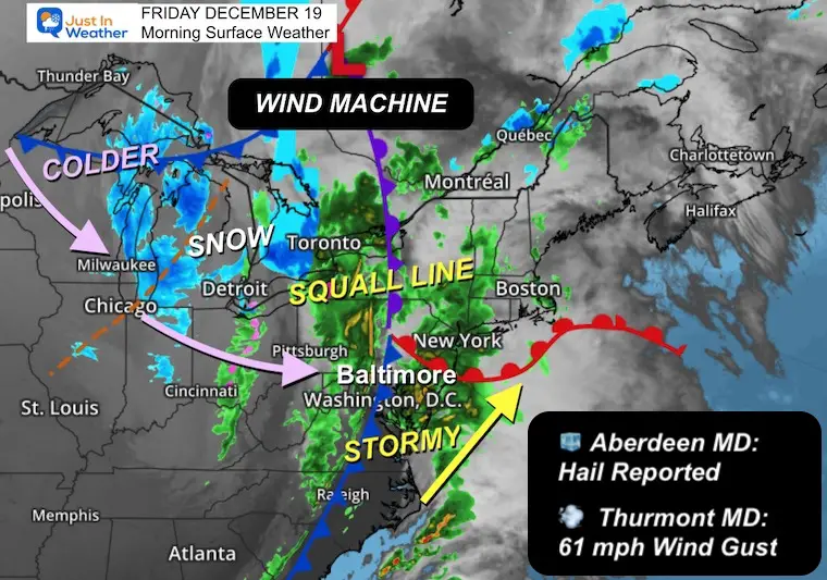 December 19 weather storm Friday morning map