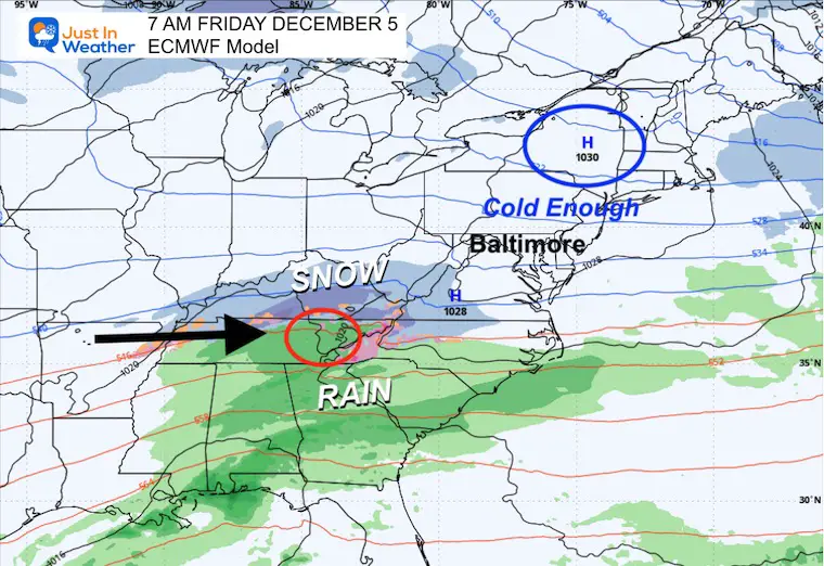 December 2 weather Friday Morning