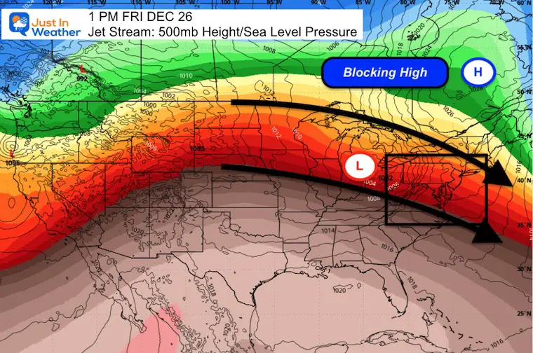 December 24 weather jet stream storm Friday