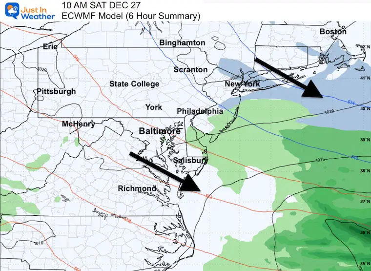 December 23 weather ice storm ending Saturday 