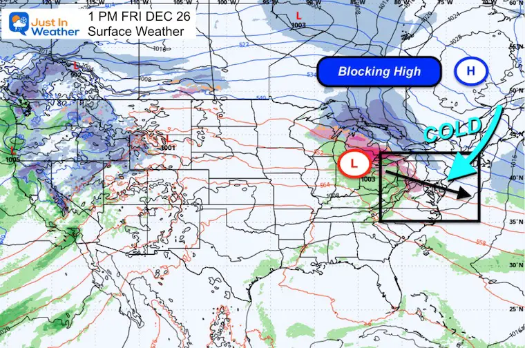 December 24 weather winter storm Friday snow ice