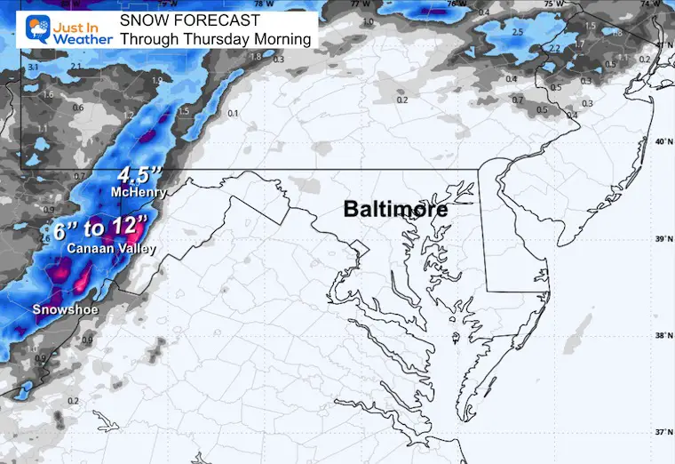 December 9 weather snow forecast