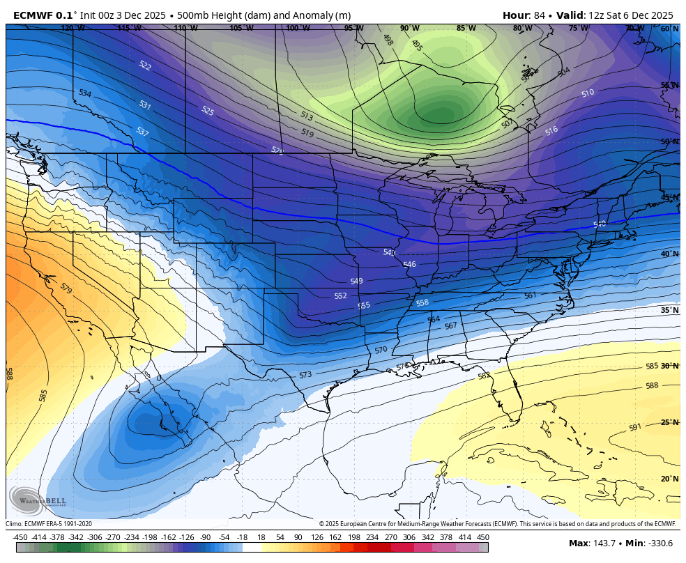 December 3 weather forecast Polar Vortex Jet Stream Next Week