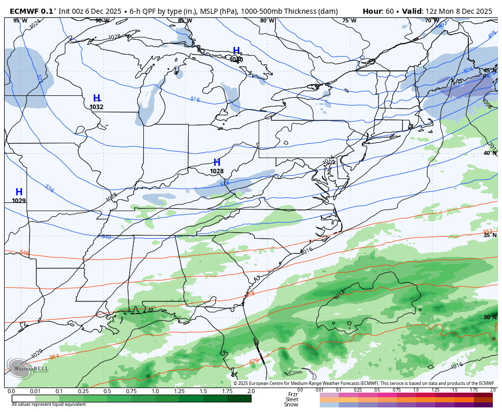 December 6 weather storm forecast Next Week