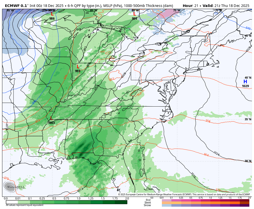 December 18 weather storm forecast