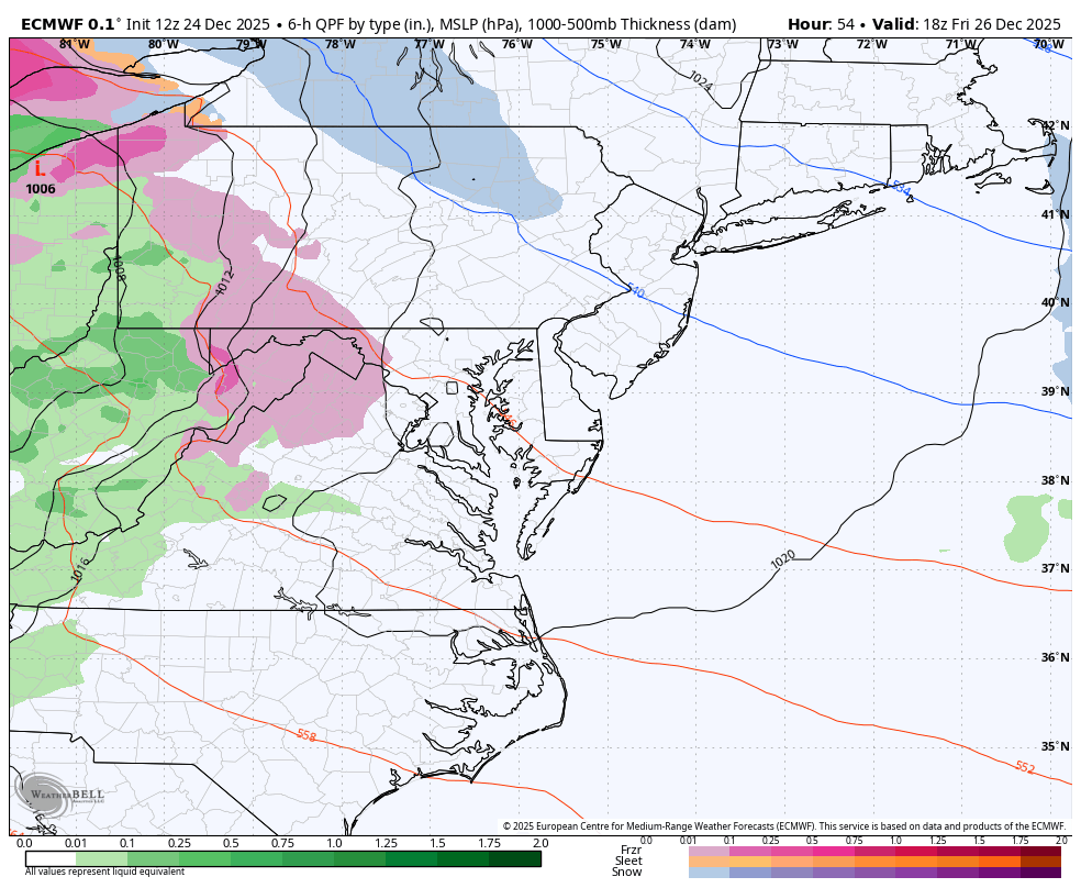 December 23 weather ice storm Friday Saturday