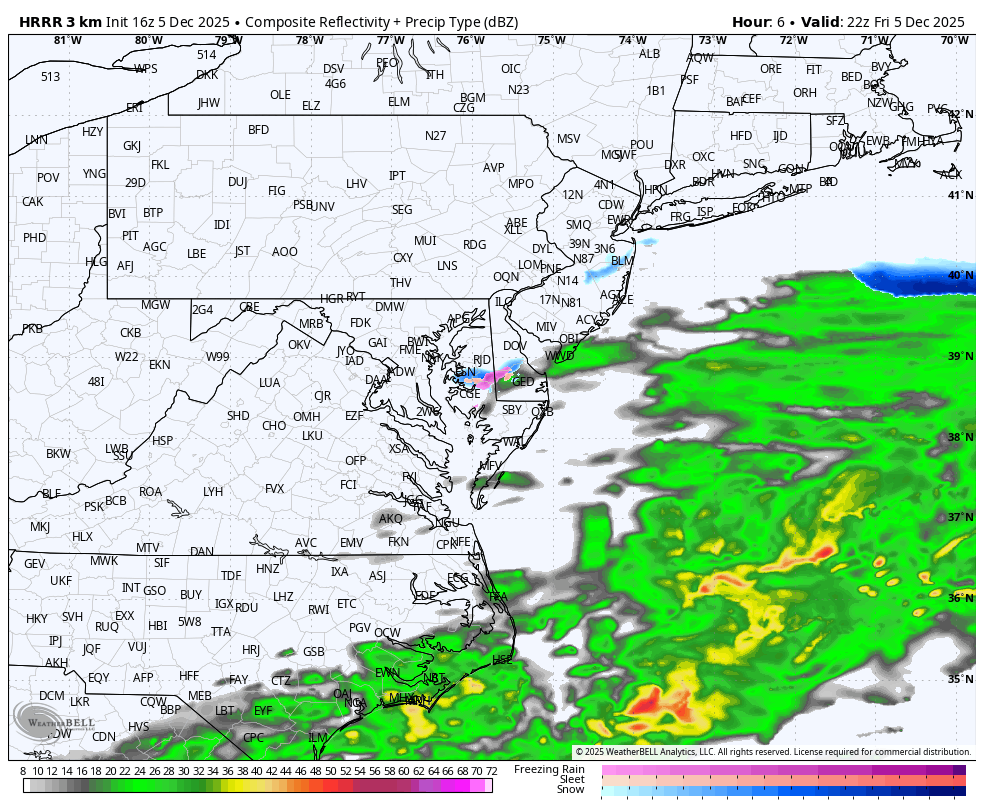 December 5 weather freezing rain radar forecast