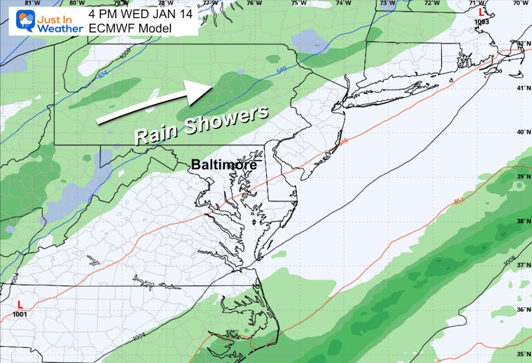 January 12 weather storm forecast Wednesday 