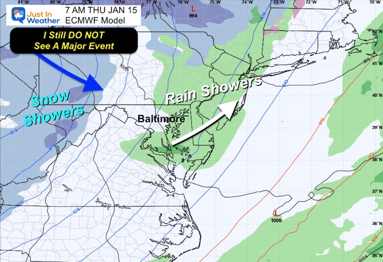 January 12 weather storm forecast Friday