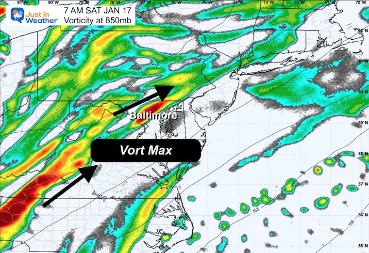 January 16 weather storm vorticity Saturday morning