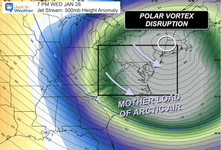 January 17 weather jet stream forecast late month