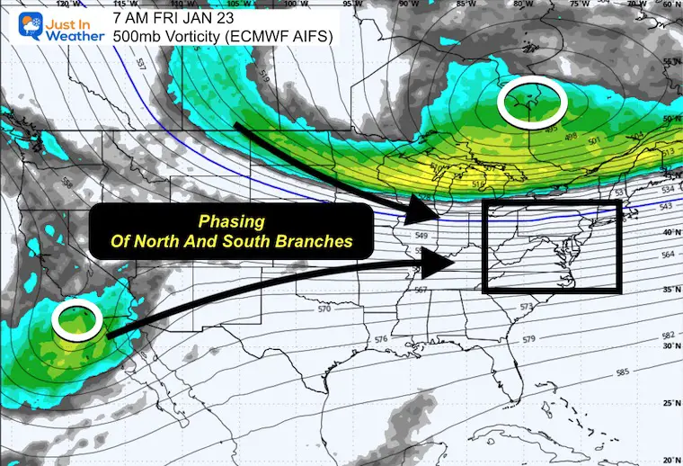 January 19 weather jet stream vorticity Friday