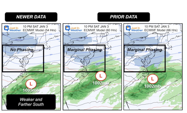 January 2 weather Saturday night