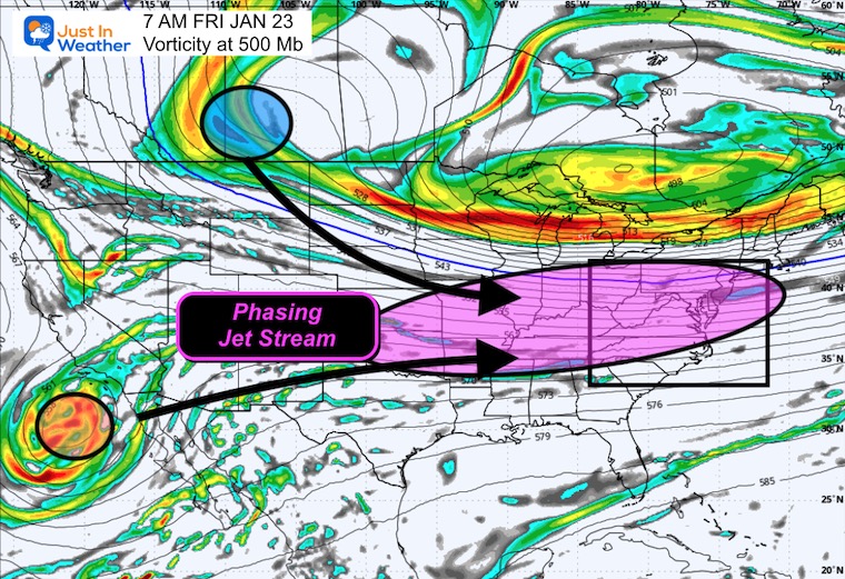 January 21 weather storm jet stream vorticity Friday