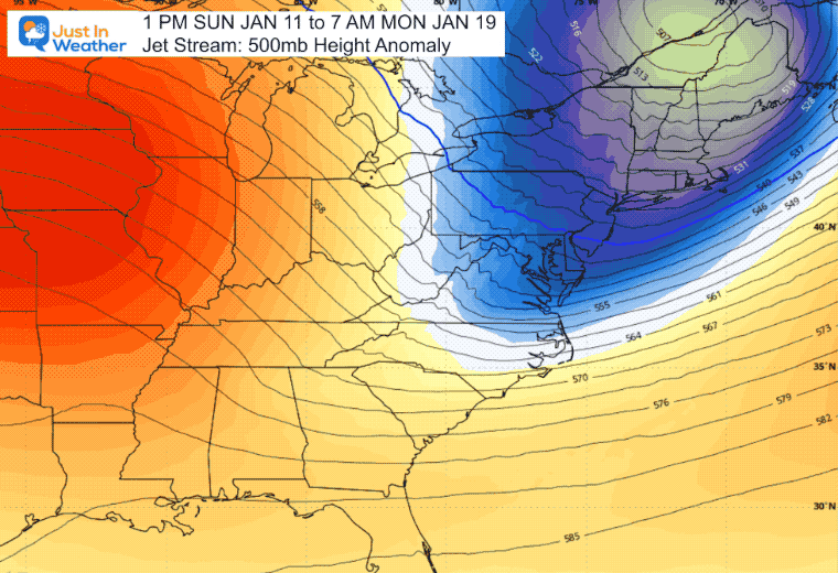 January 6 weather jet stream forecast