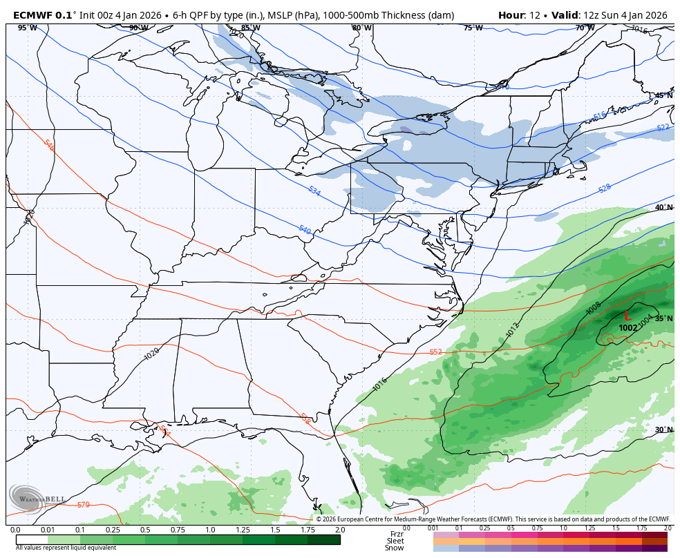 January 4 weather storm forecast
