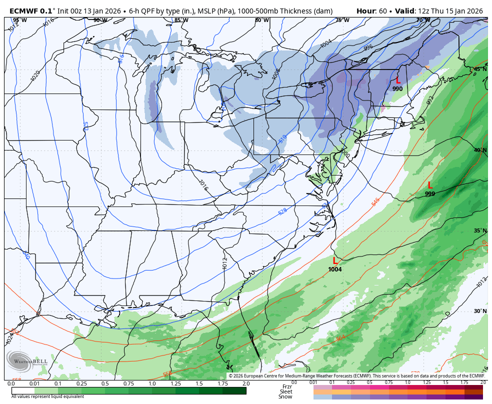 January 13 weather storm forecast