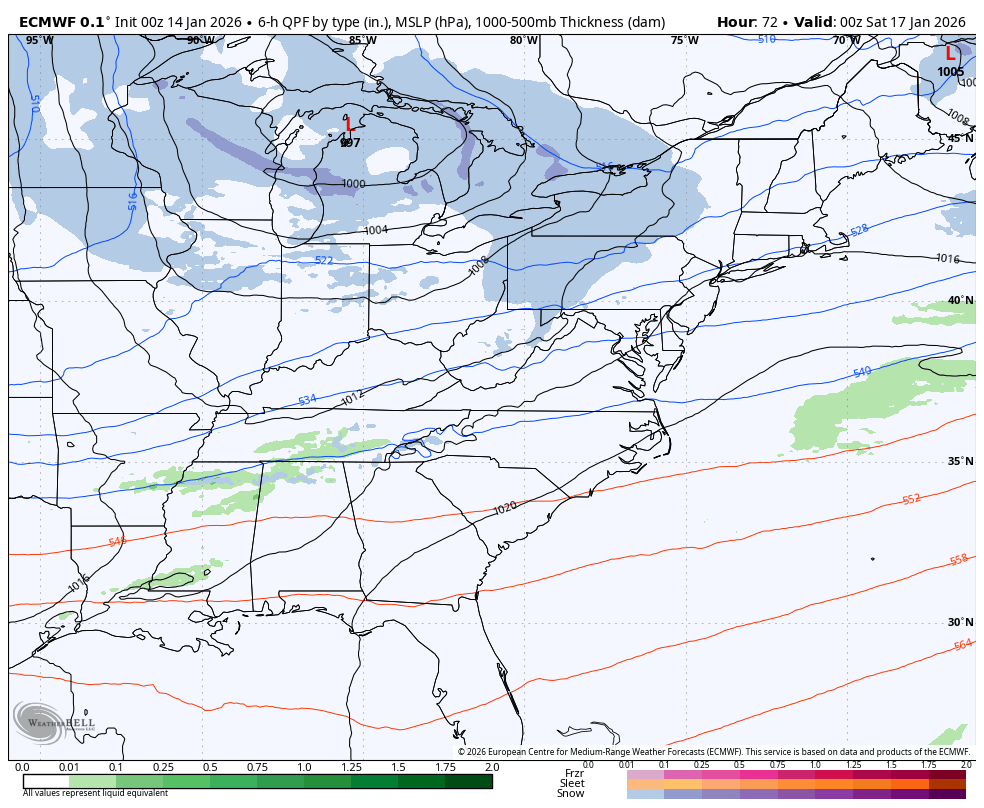 January 14 storm forecast weekend