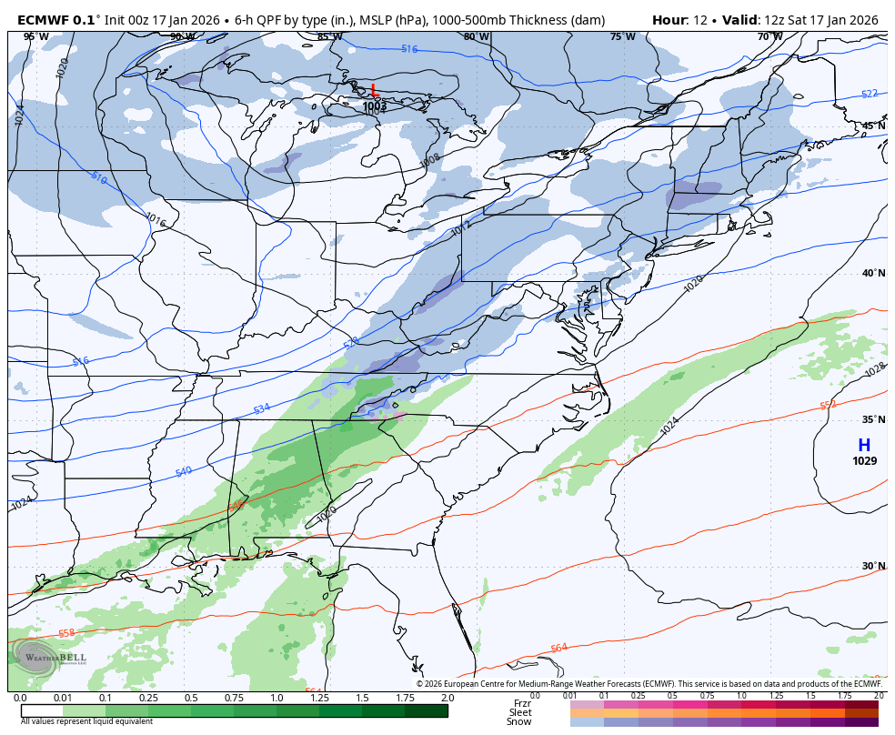 January 17 weather storm forecast