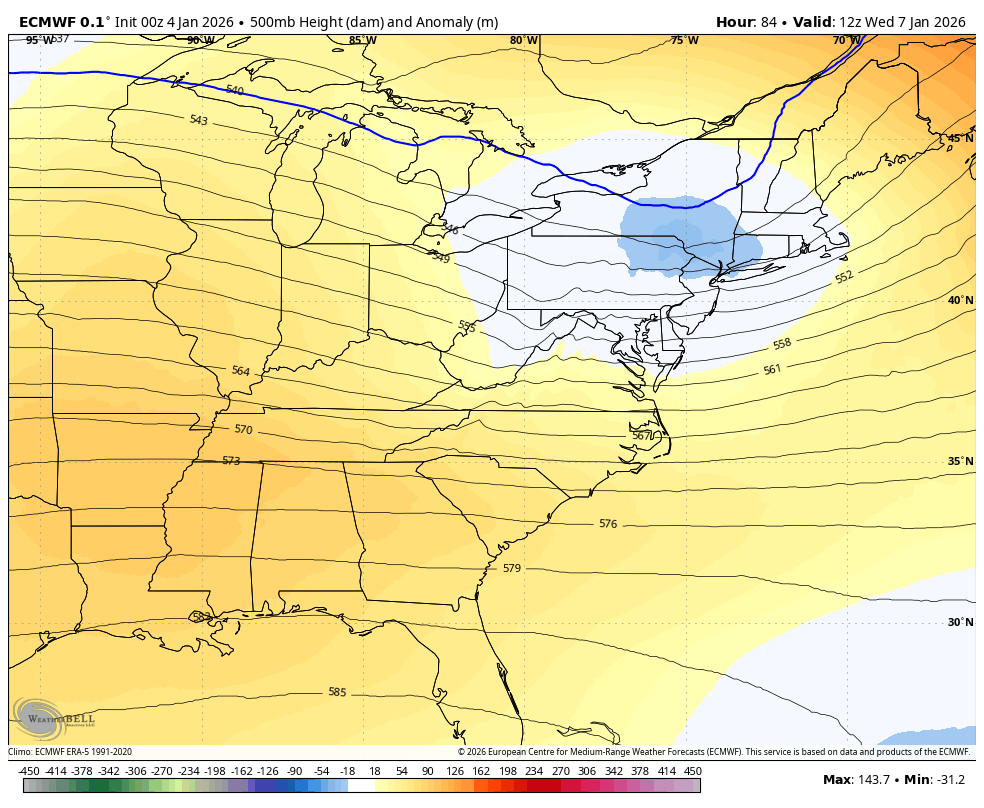January 4 weather jet stream forecast