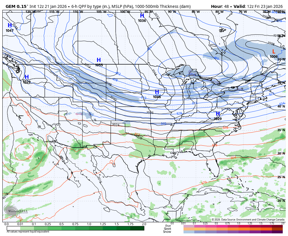 January 21 weather winter storm forecast USA